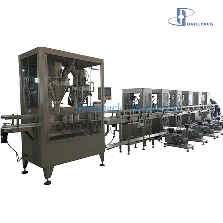 DH-Q3-D Automatic Infant Formula Powder Can Filling Machine